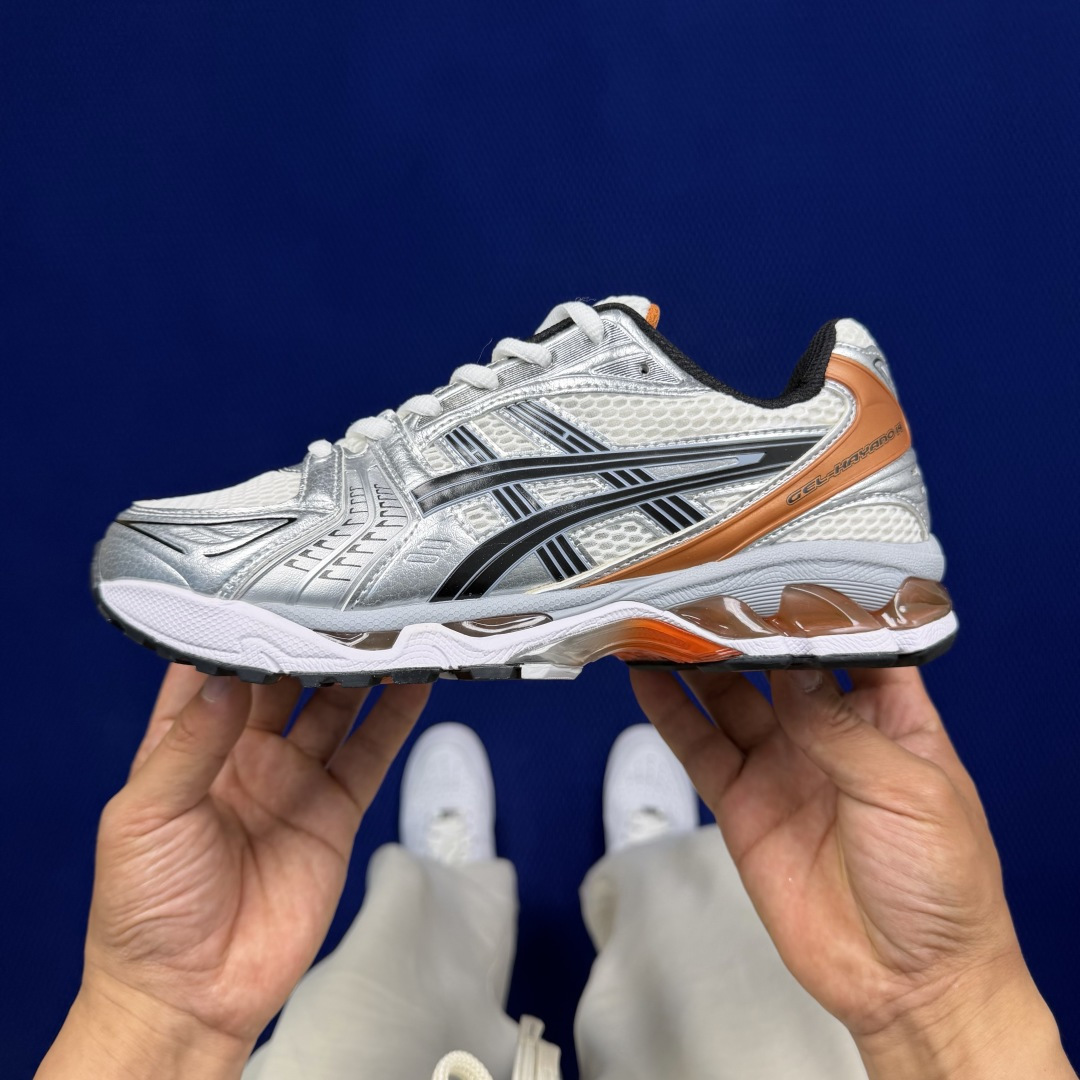 纯原亚瑟士 ASICS Gel-Kayano 14 共48色‼️货号：1201A019–109 银白黄尺