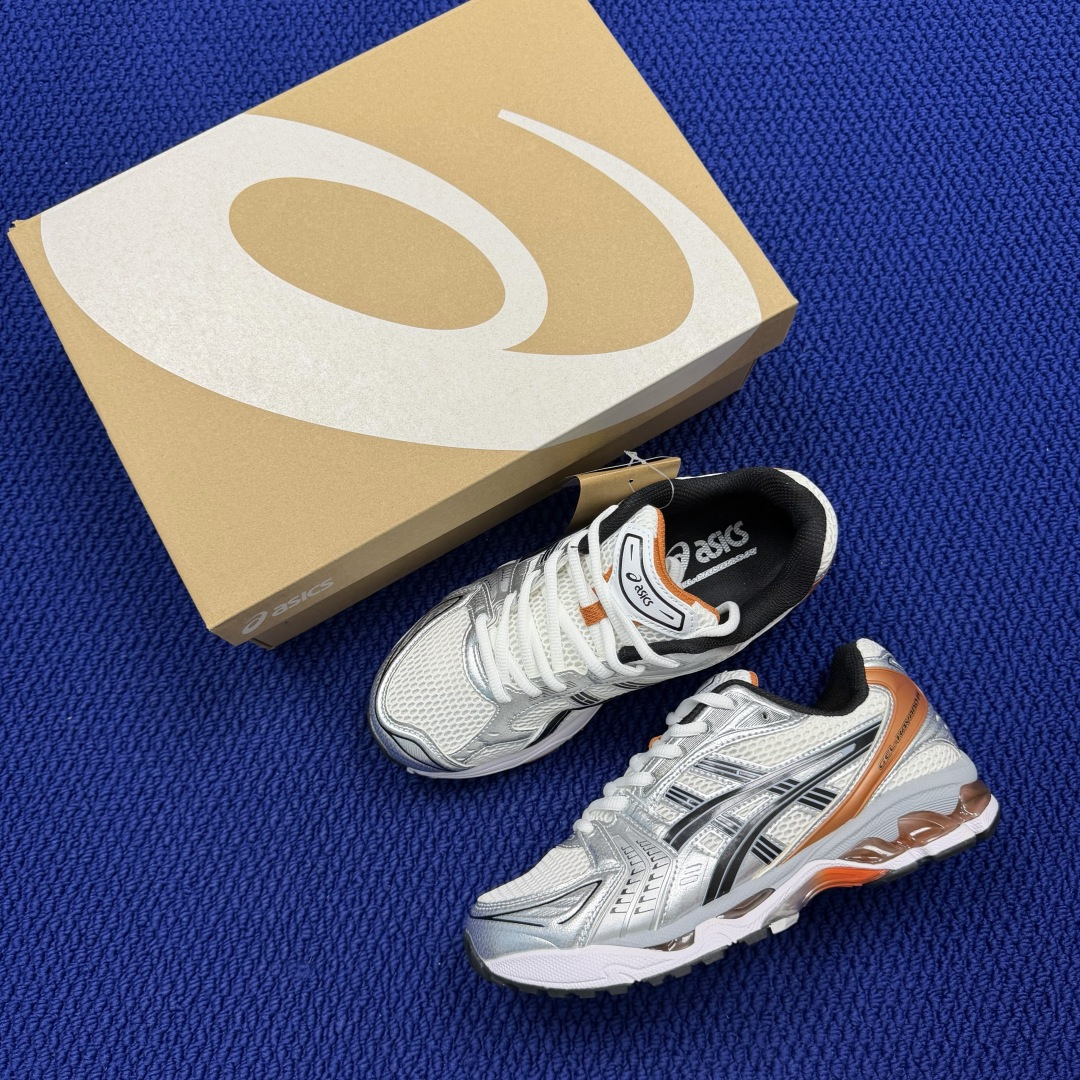 纯原亚瑟士 ASICS Gel-Kayano 14 共48色‼️货号：1201A019–109 银白黄尺