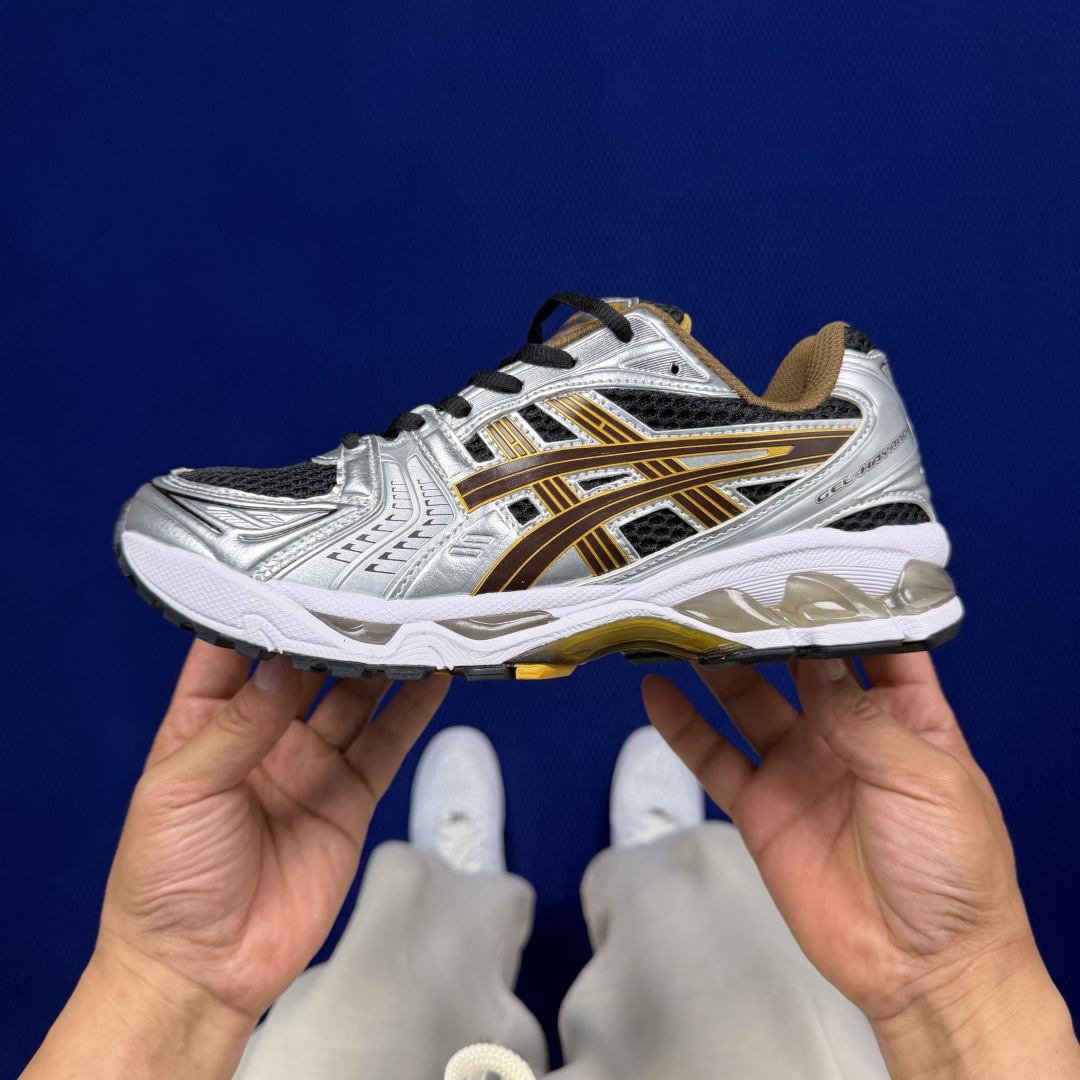 纯原亚瑟士 ASICS Gel-Kayano 14 共48色‼️货号：1201A019-004 银黄尺码