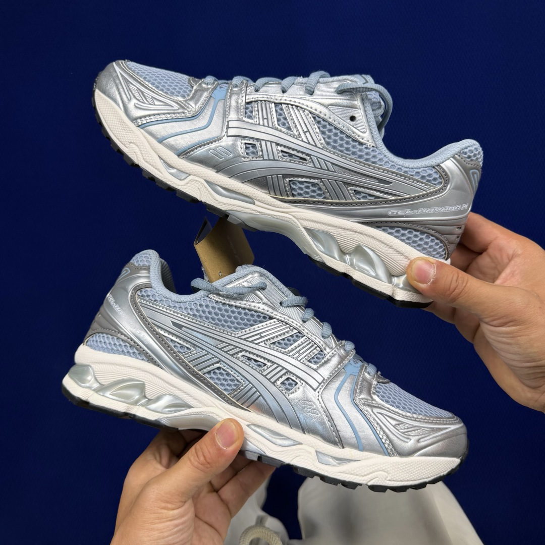 纯原亚瑟士 ASICS Gel-Kayano 14 共48色‼️货号：1203A537-401 银蓝尺码