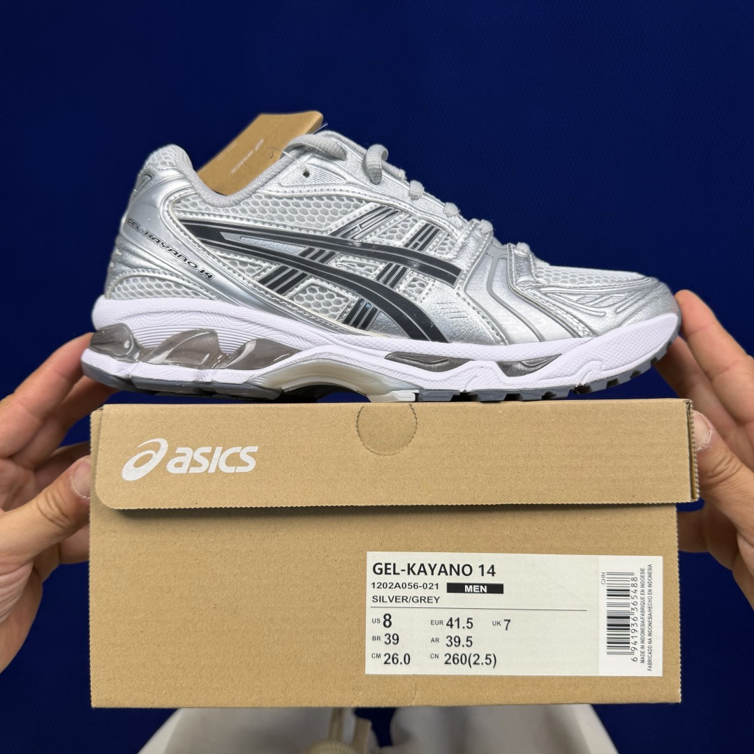 纯原亚瑟士 ASICS Gel-Kayano 14 共48色‼️货号：1202A056-021 银灰尺码
