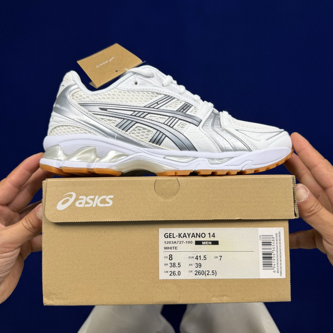 纯原亚瑟士 ASICS Gel-Kayano 14 共48色‼️货号：1203A727-100 白生胶尺