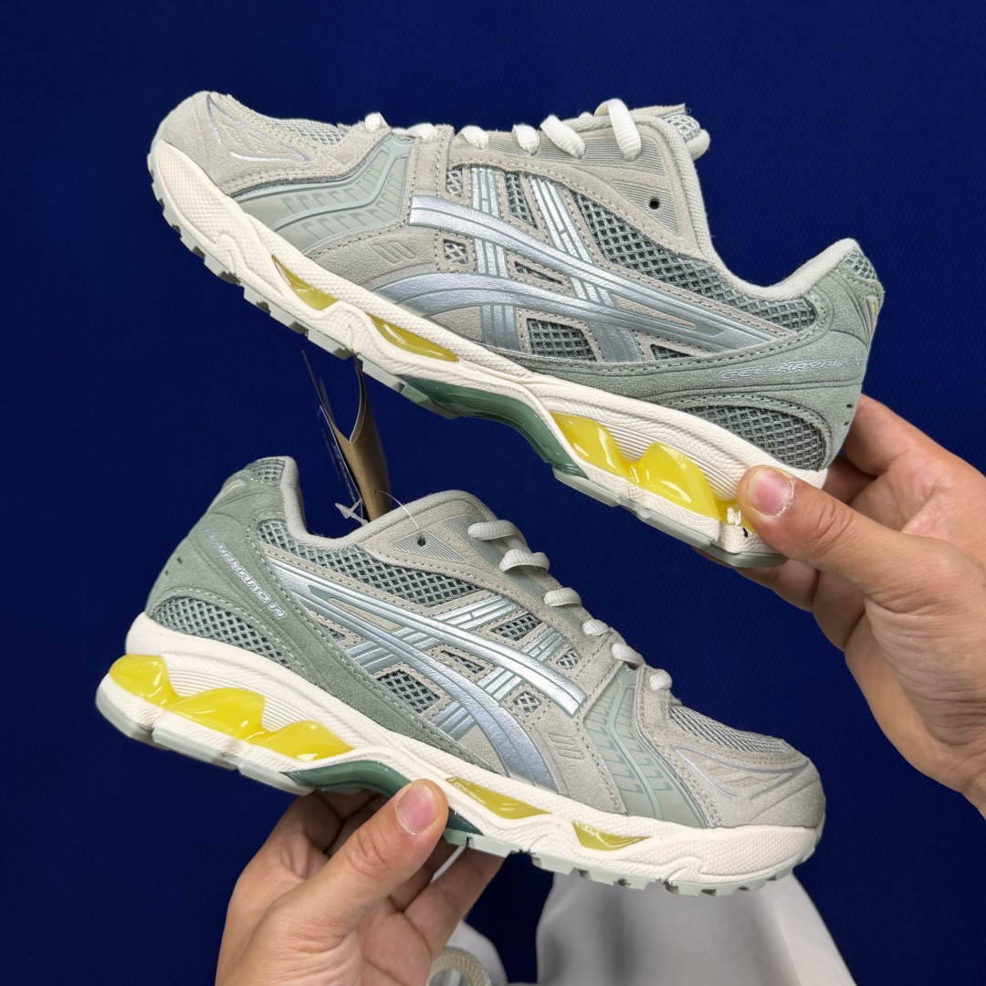 纯原亚瑟士 ASICS Gel-Kayano 14 共48色‼️货号：1201A161-301 灰绿色尺
