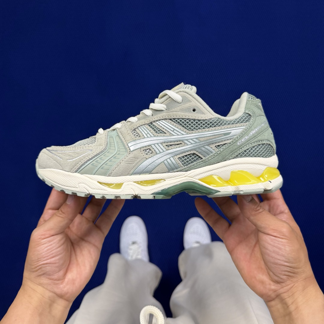 纯原亚瑟士 ASICS Gel-Kayano 14 共48色‼️货号：1201A161-301 灰绿色尺