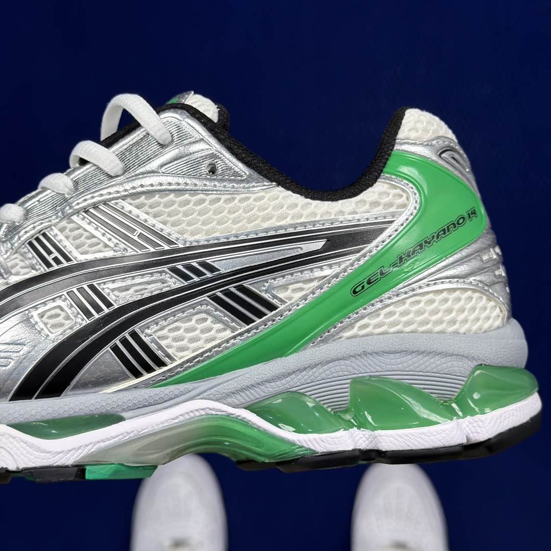 纯原亚瑟士 ASICS Gel-Kayano 14 共48色‼️货号：1201A019-119 银黑绿尺