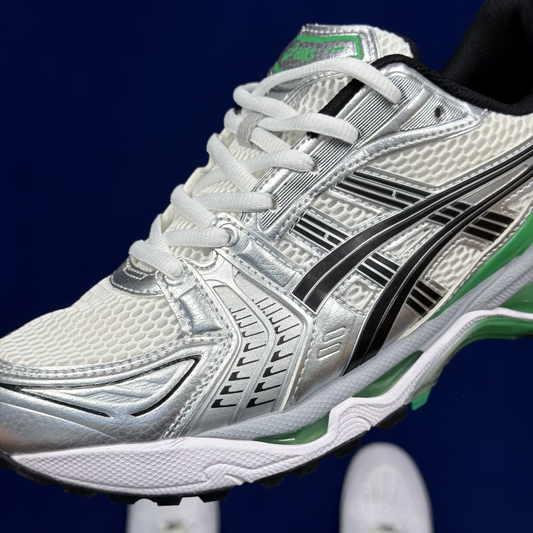 纯原亚瑟士 ASICS Gel-Kayano 14 共48色‼️货号：1201A019-119 银黑绿尺