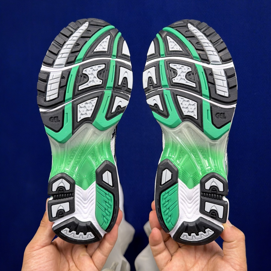 纯原亚瑟士 ASICS Gel-Kayano 14 共48色‼️货号：1201A019-119 银黑绿尺