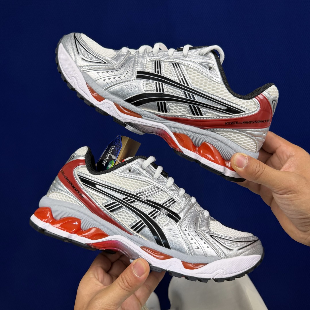 纯原亚瑟士 ASICS Gel-Kayano 14 共48色‼️货号：1201A019-103 白红尺码
