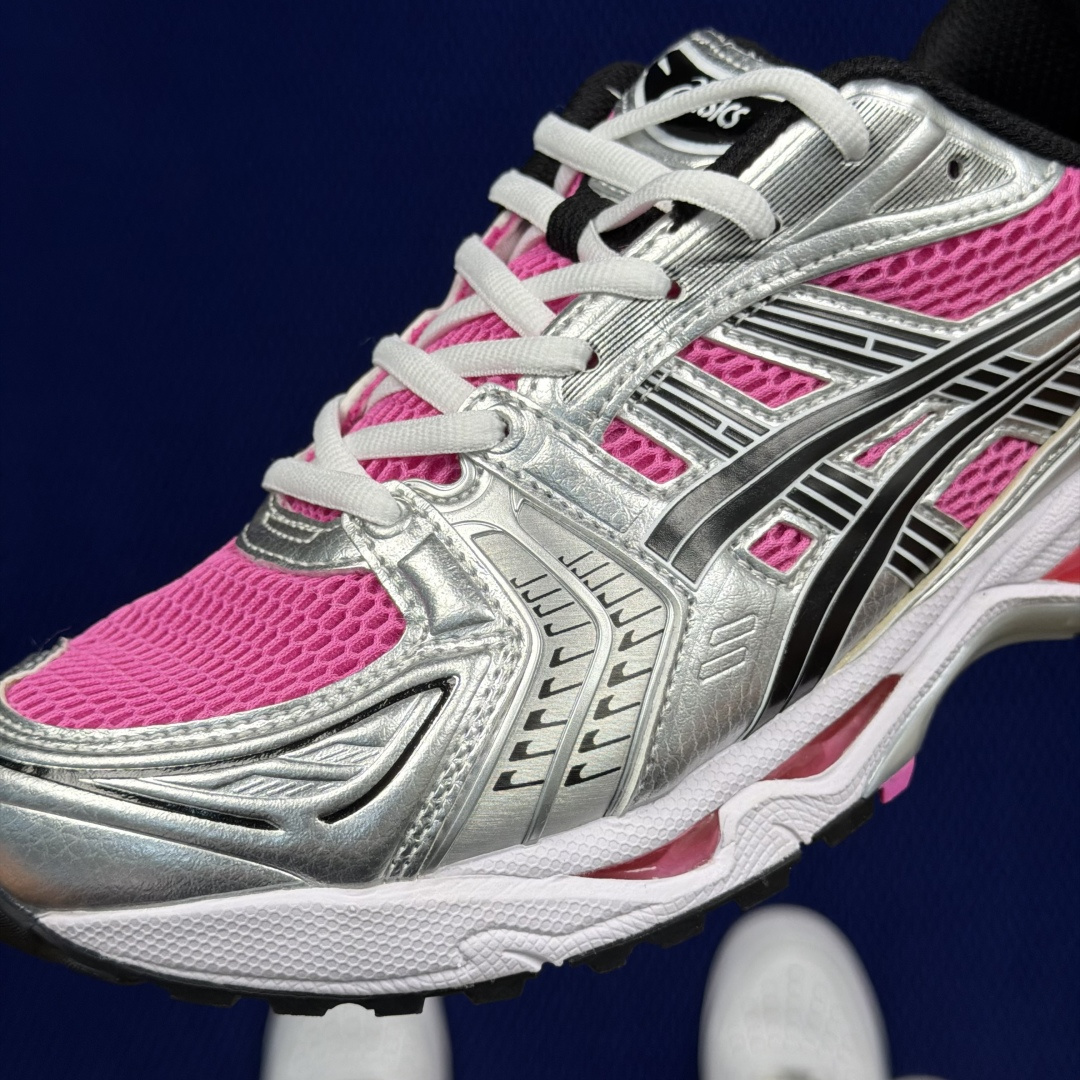 纯原亚瑟士 ASICS Gel-Kayano 14 共48色‼️货号：1201A019-700 银粉黑尺