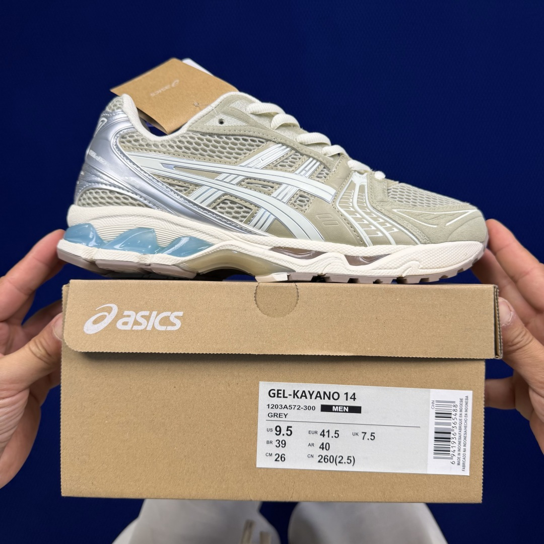 纯原亚瑟士 ASICS Gel-Kayano 14 共48色‼️货号：1203A572-300 灰色翻毛