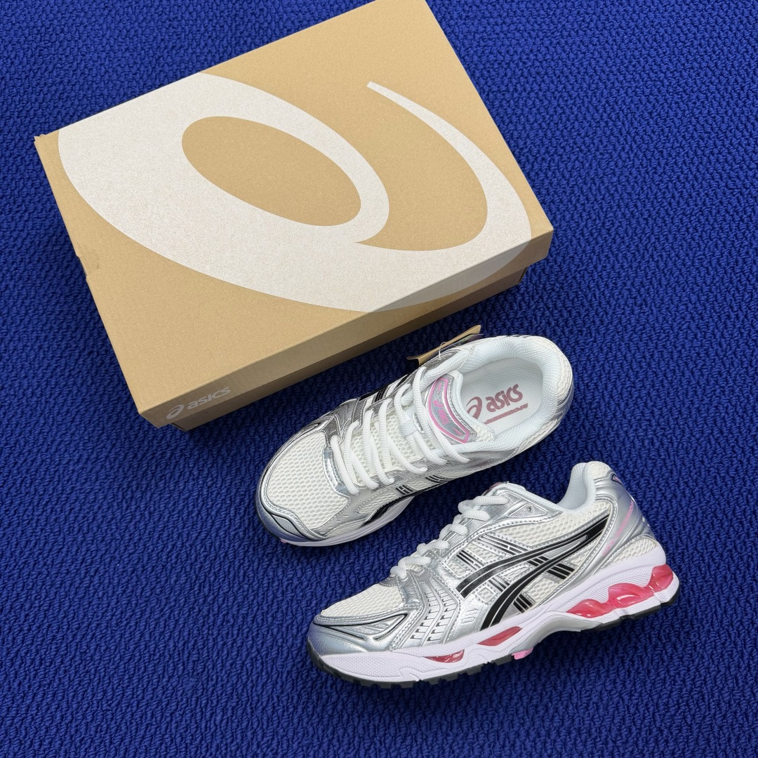 纯原亚瑟士 ASICS Gel-Kayano 14 共48色‼️货号：1203A537-103 银白粉尺