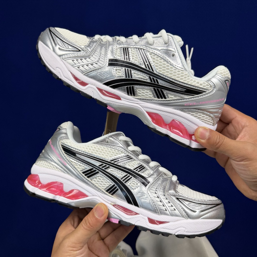 纯原亚瑟士 ASICS Gel-Kayano 14 共48色‼️货号：1203A537-103 银白粉尺