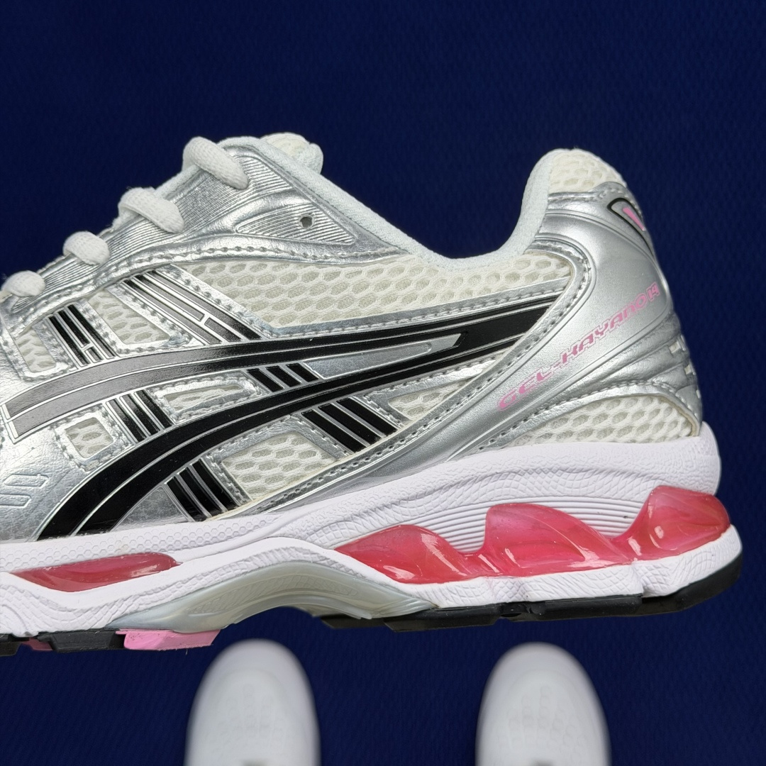 纯原亚瑟士 ASICS Gel-Kayano 14 共48色‼️货号：1203A537-103 银白粉尺