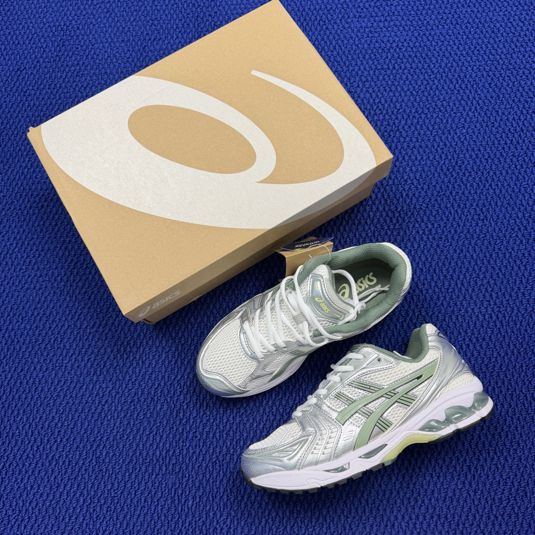 纯原亚瑟士 ASICS Gel-Kayano 14 共48色‼️货号：1201A019-107 绿色尺码