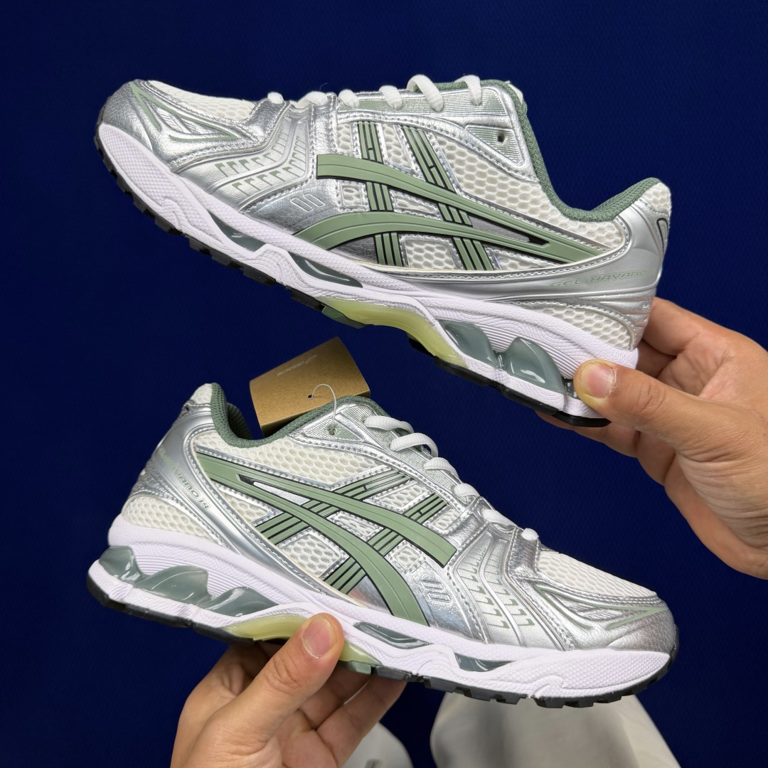纯原亚瑟士 ASICS Gel-Kayano 14 共48色‼️货号：1201A019-107 绿色尺码