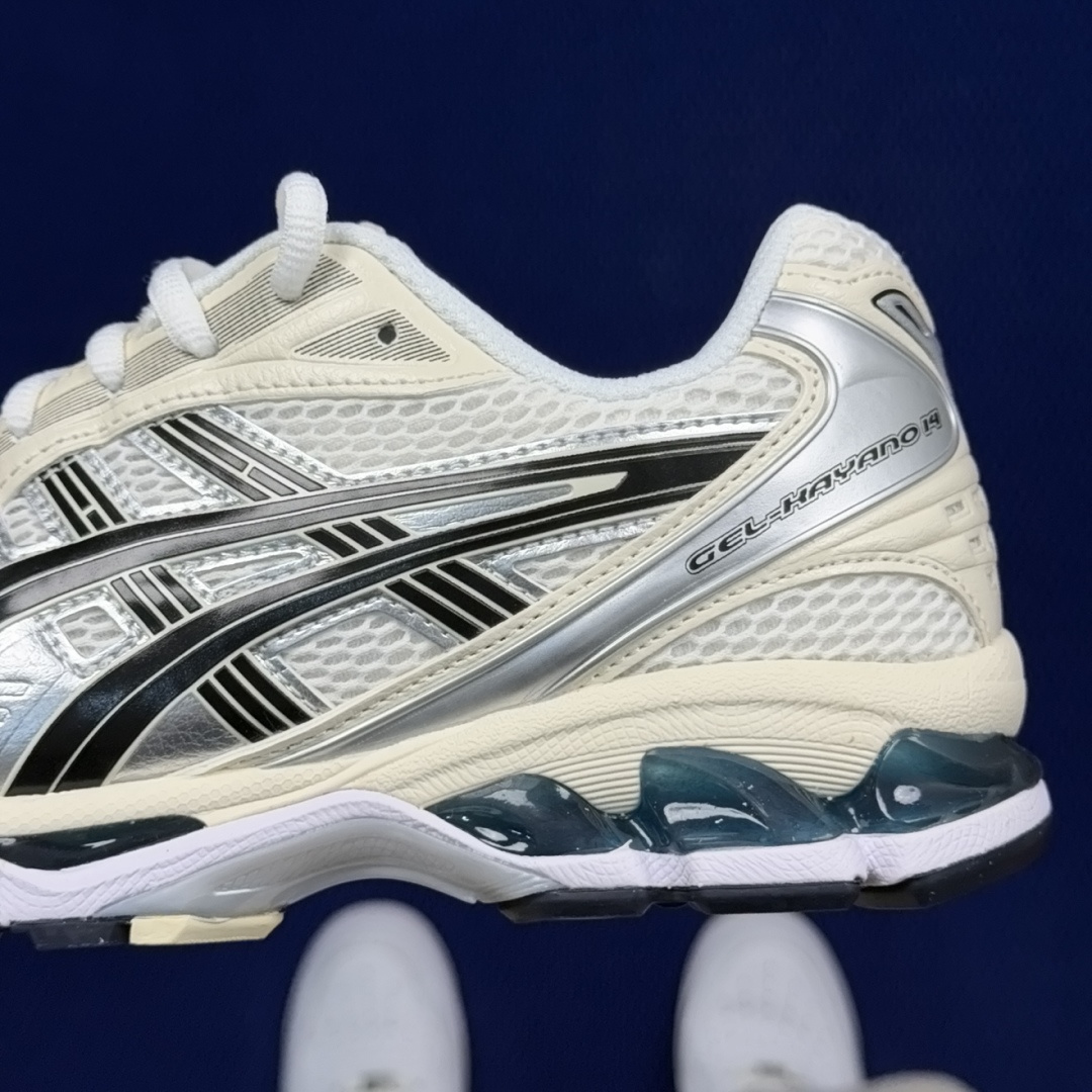 纯原亚瑟士 ASICS Gel-Kayano 14 共48色‼️货号：1202A056-109 白黑银尺