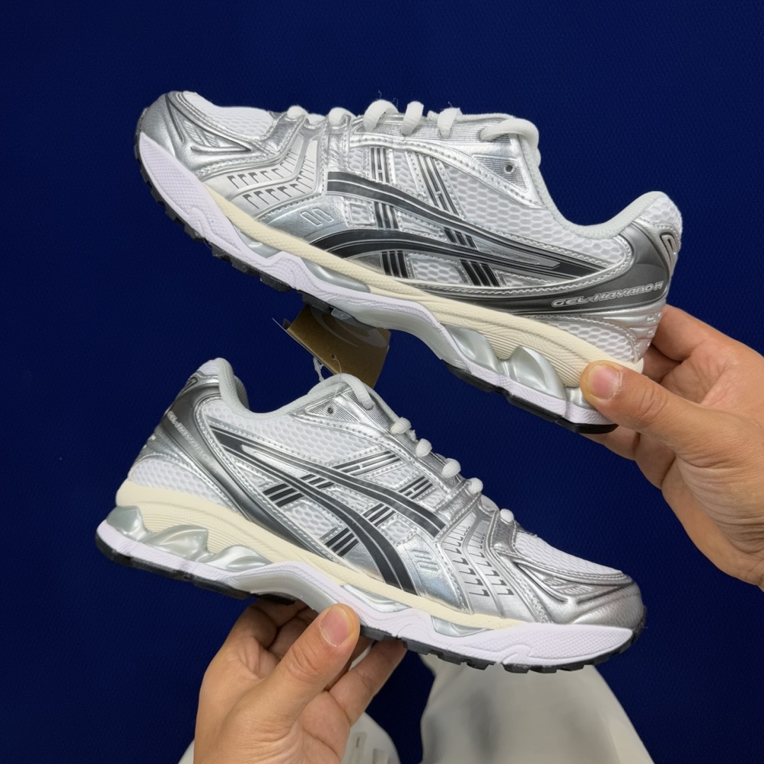 纯原亚瑟士 ASICS Gel-Kayano 14 共48色‼️货号：1203A537-100 银白色尺