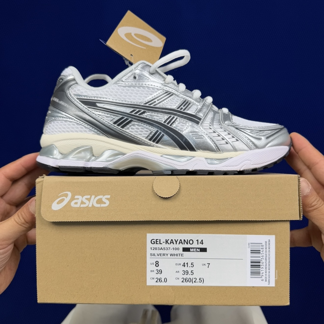 纯原亚瑟士 ASICS Gel-Kayano 14 共48色‼️货号：1203A537-100 银白色尺
