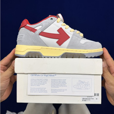 顶奢OW板鞋 Off-White板鞋 共62色‼️市面最强品质!全方位复刻!带原装扣全套包装灰红尺码:3 顶奢OW板鞋 Off-White板鞋 共62色‼️市面最强品质!全方位复刻!带原装扣全套包装灰红尺码:3