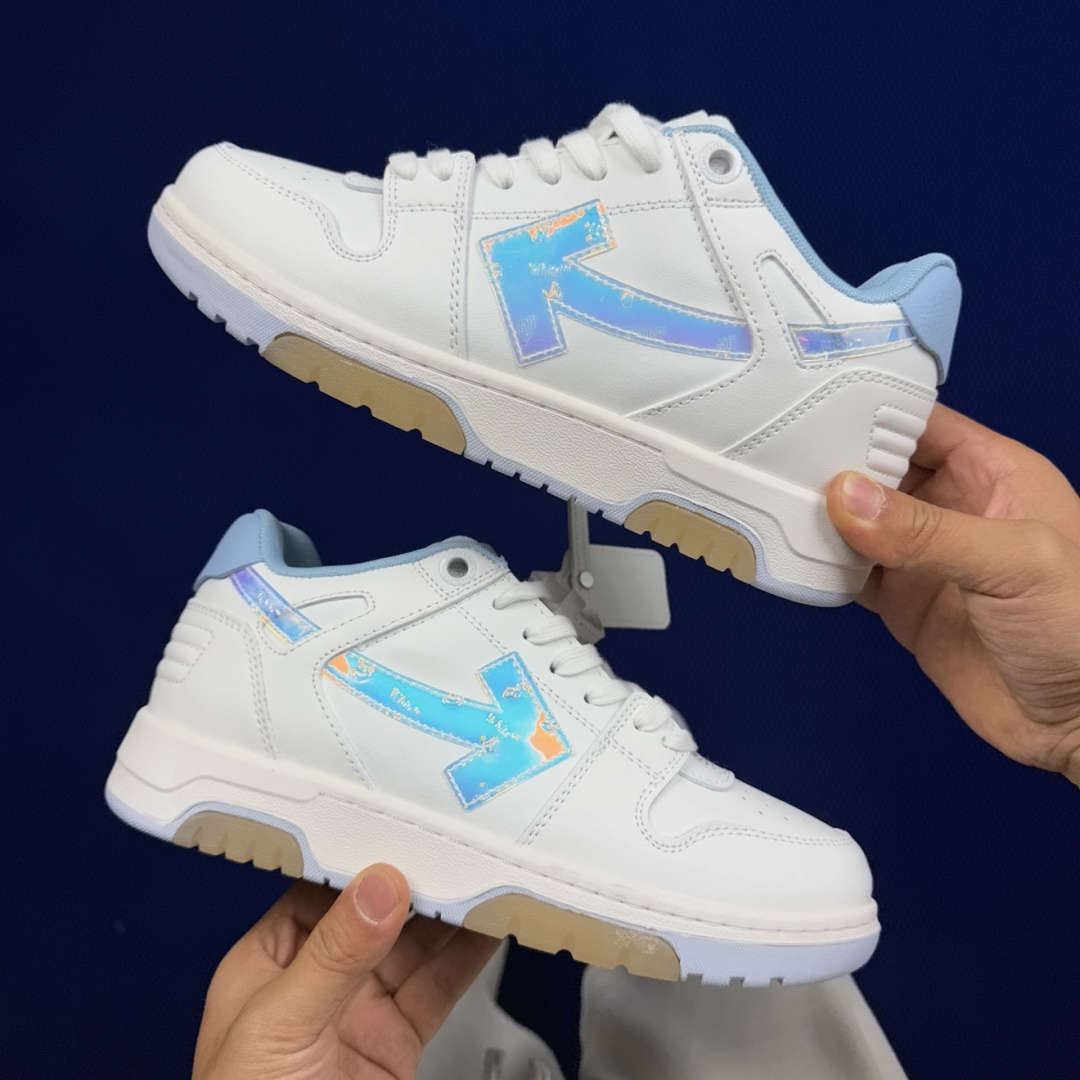 顶奢OW板鞋 Off-White板鞋 共62色‼️市面最强品质！全方位复刻！带原装扣全套包装白蓝变色尺码