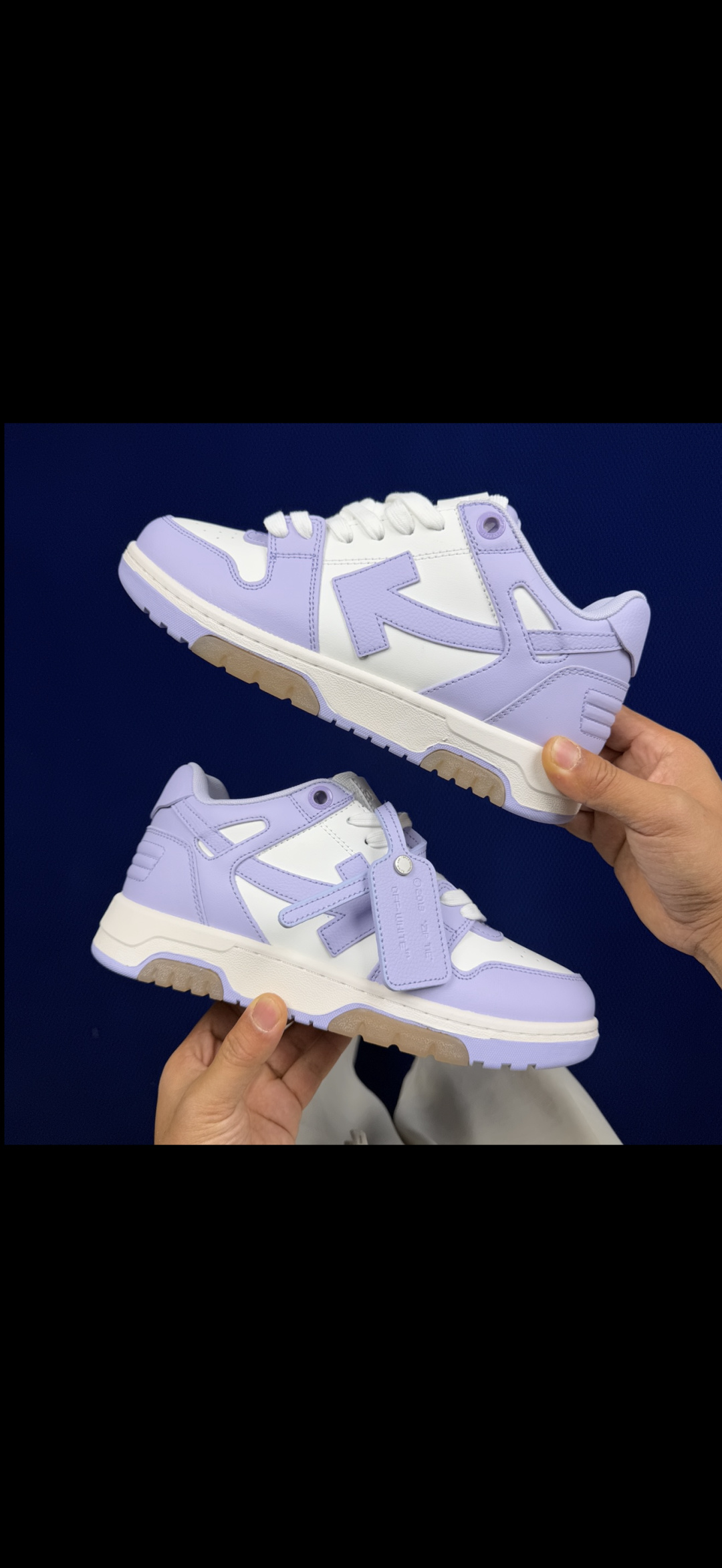 顶奢OW板鞋 Off-White板鞋 共62色‼️市面最强品质！全方位复刻！带原装扣全套包装紫白尺码：3