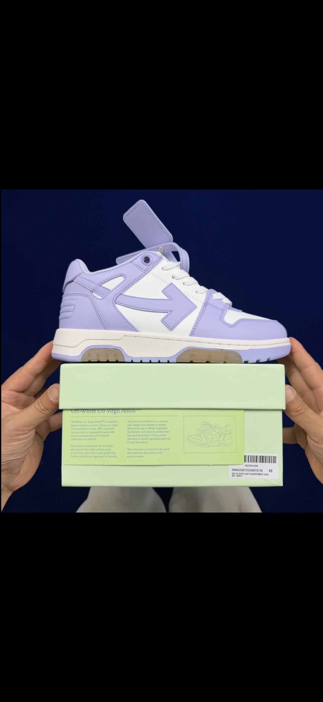 顶奢OW板鞋 Off-White板鞋 共62色‼️市面最强品质！全方位复刻！带原装扣全套包装紫白尺码：3