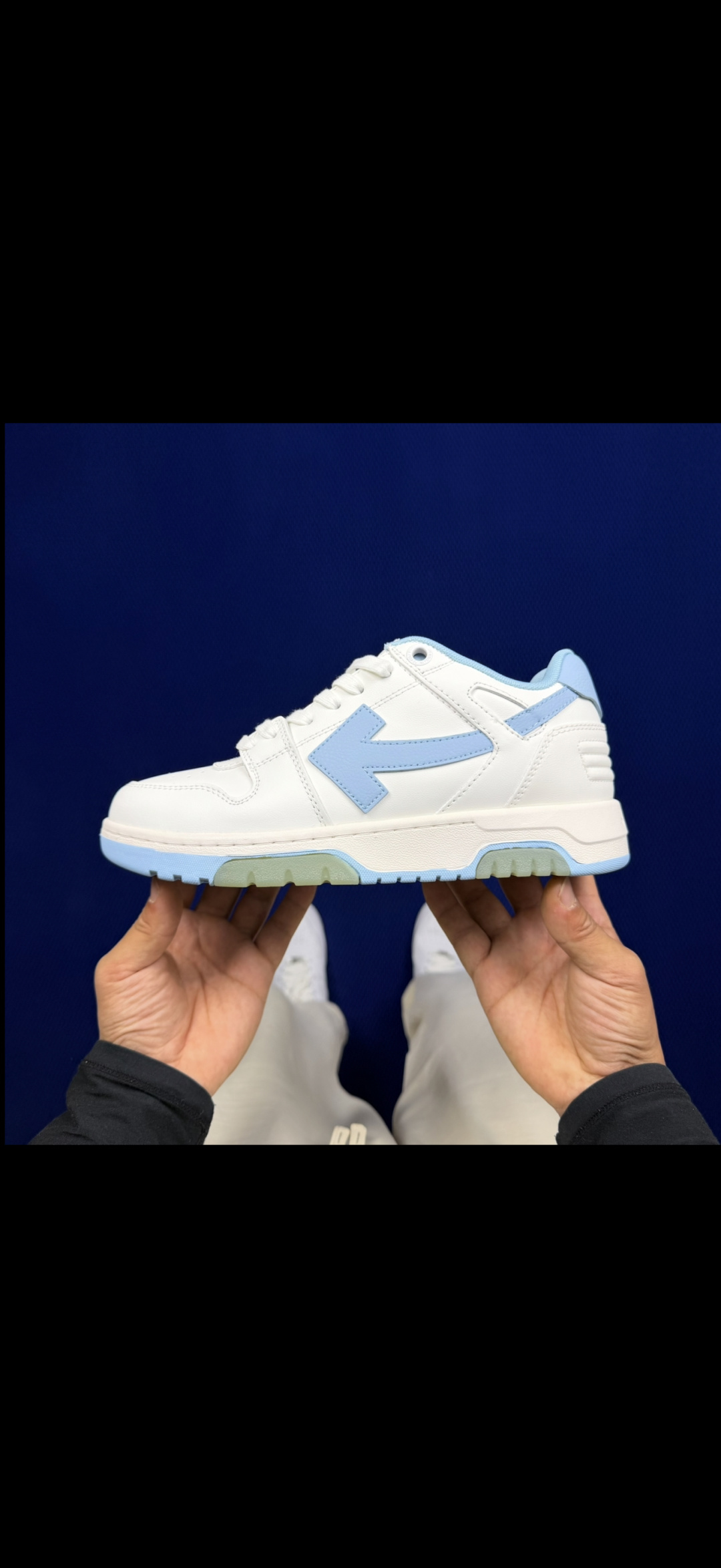顶奢OW板鞋 Off-White板鞋 共62色‼️市面最强品质！全方位复刻！带原装扣全套包装天蓝白尺码：