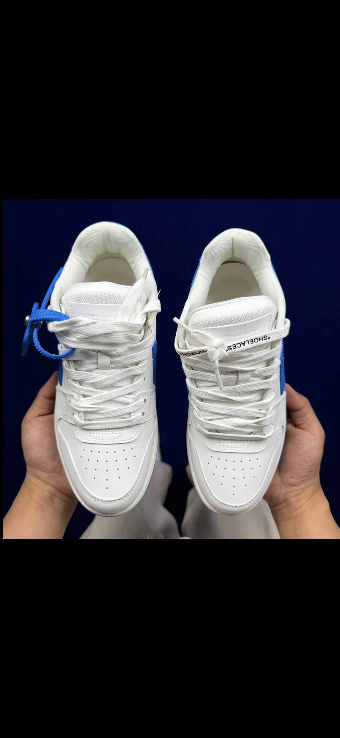 顶奢OW板鞋 Off-White板鞋 共62色‼️市面最强品质！全方位复刻！带原装扣全套包装白湖蓝尺码：