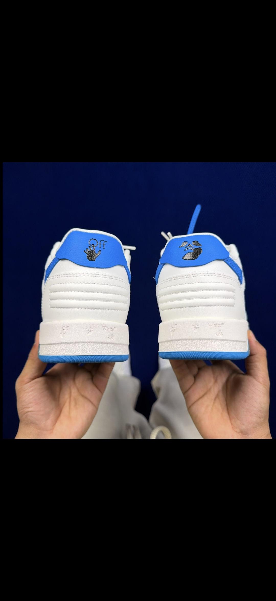 顶奢OW板鞋 Off-White板鞋 共62色‼️市面最强品质！全方位复刻！带原装扣全套包装白湖蓝尺码：