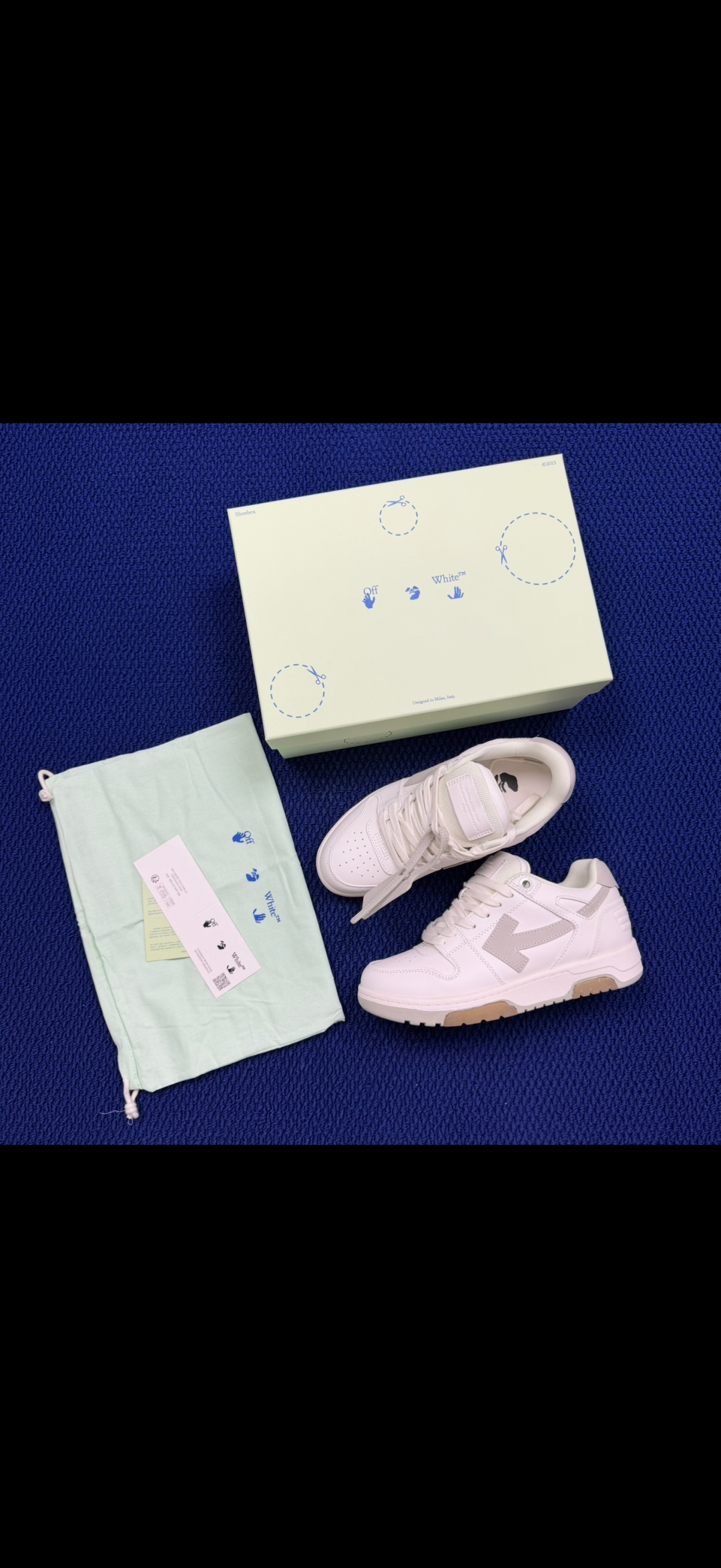 顶奢OW板鞋 Off-White板鞋 共62色‼️市面最强品质！全方位复刻！带原装扣全套包装象牙白尺码：