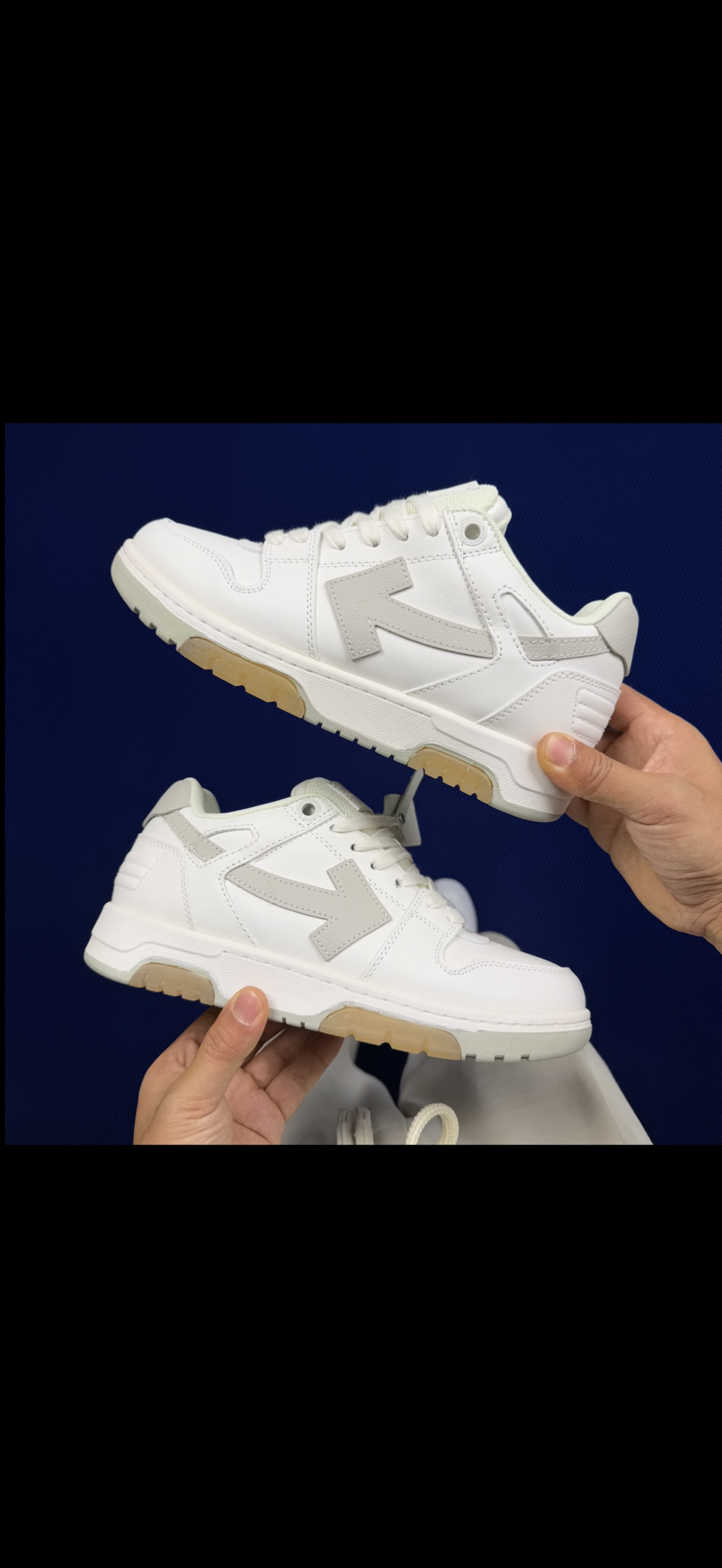 顶奢OW板鞋 Off-White板鞋 共62色‼️市面最强品质！全方位复刻！带原装扣全套包装象牙白尺码：