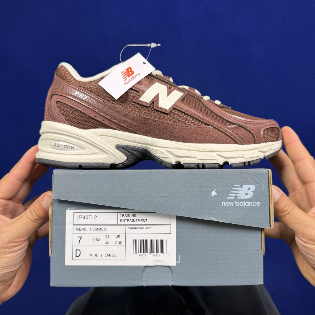 NB新百伦系列 New Balance nb740 共18色！休闲跑鞋 第18色：U740TL2红棕色尺