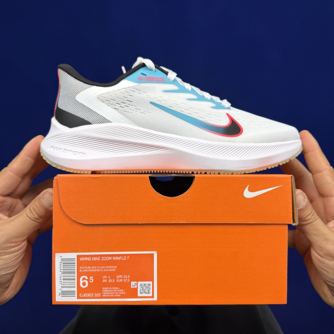 主推优势私【C版马拉松登月系列】冲正纯原1:1品质！登月V7Nike Zoom Winflo 7 气垫跑