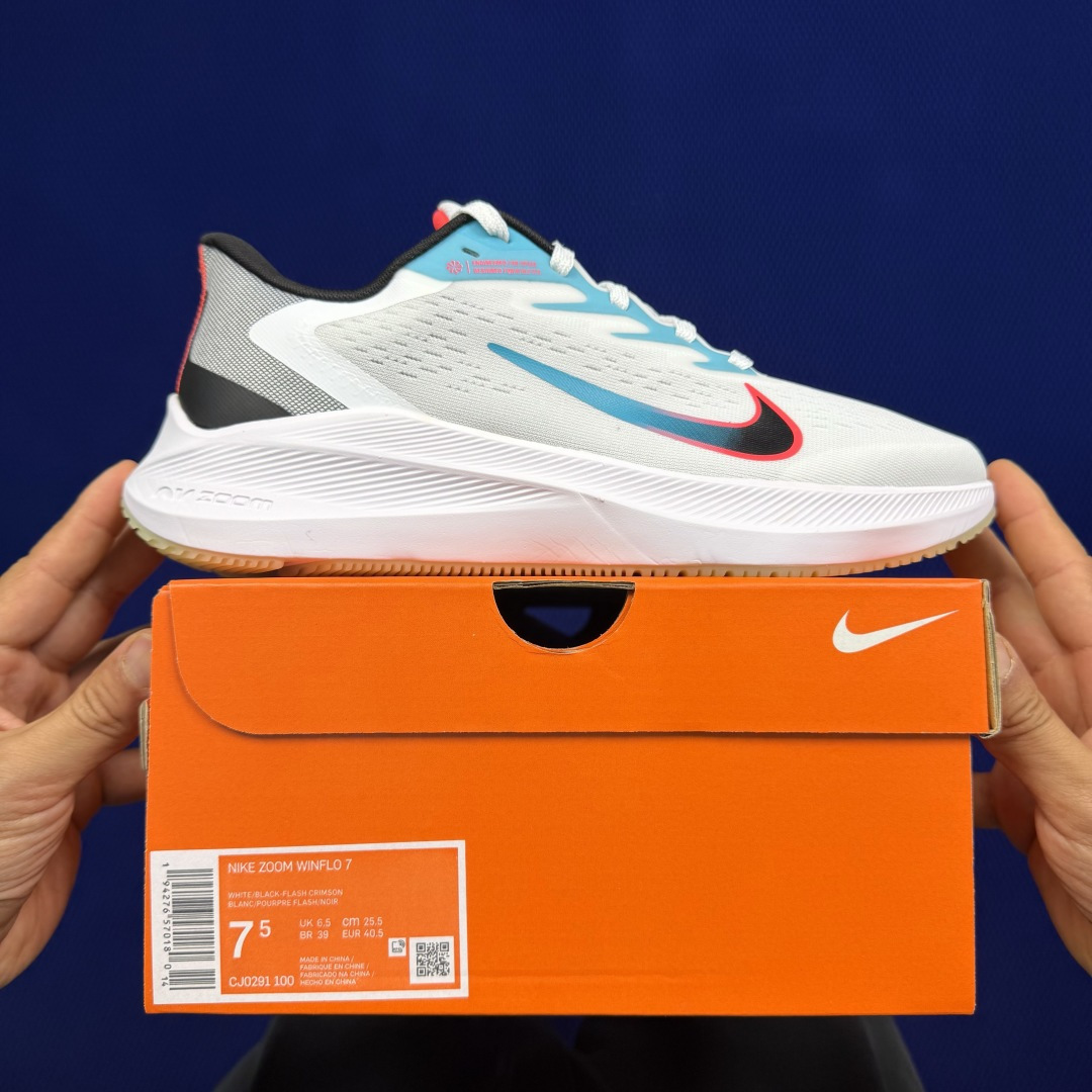 主推优势私【C版马拉松登月系列】冲正纯原1:1品质！登月V7Nike Zoom Winflo 7 气垫跑