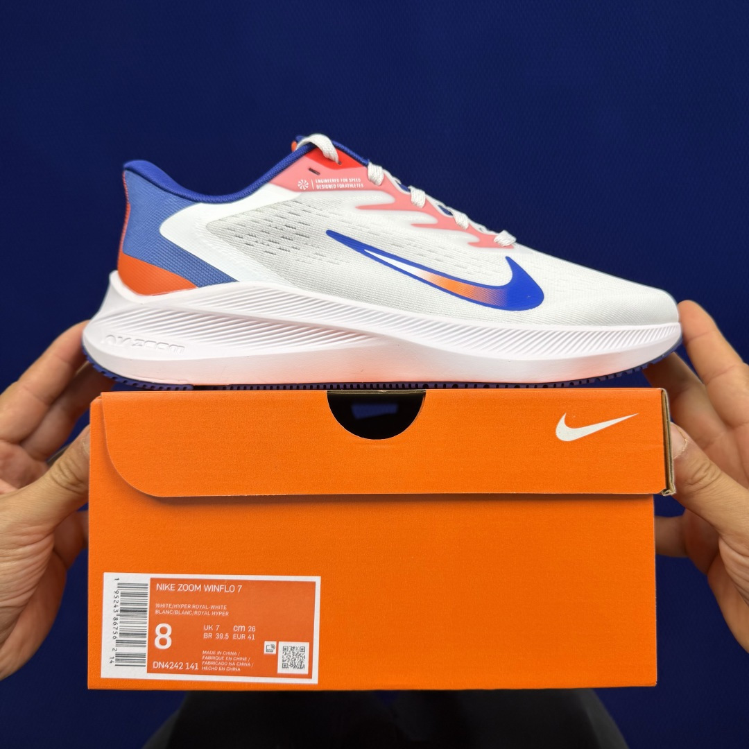 主推优势私【C版马拉松登月系列】冲正纯原1:1品质！登月V7Nike Zoom Winflo 7 气垫跑