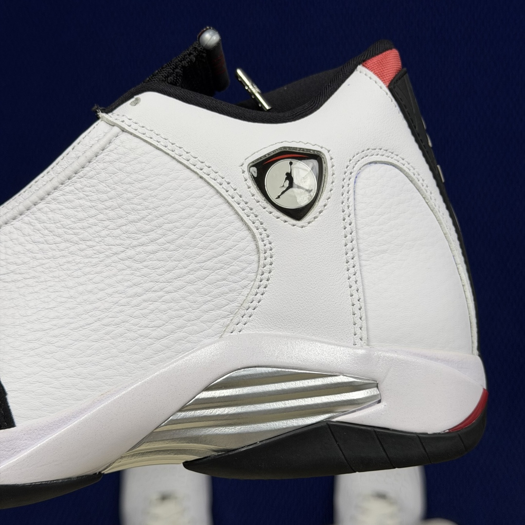 【DG2.0】aj14白黑 Air Jordan 14 “Black Toe” 原厂皮料 原厂碳版 原厂