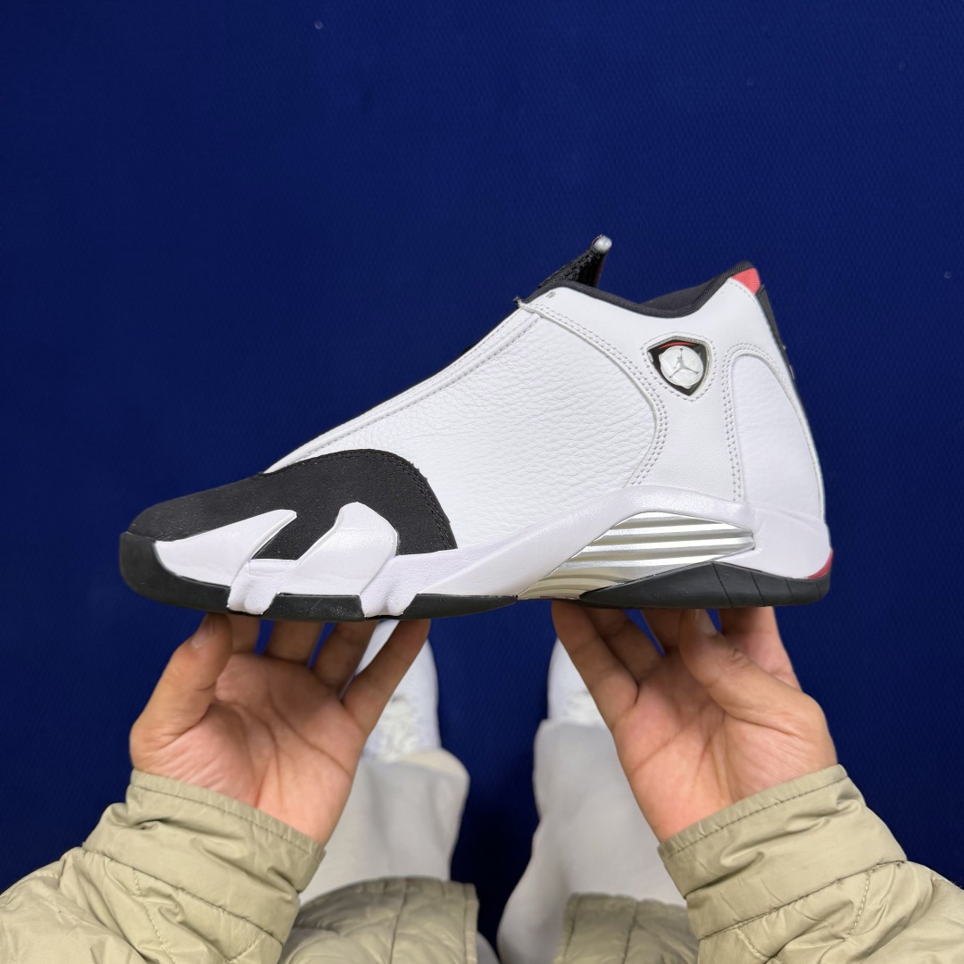 【DG2.0】aj14白黑 Air Jordan 14 “Black Toe” 原厂皮料 原厂碳版 原厂