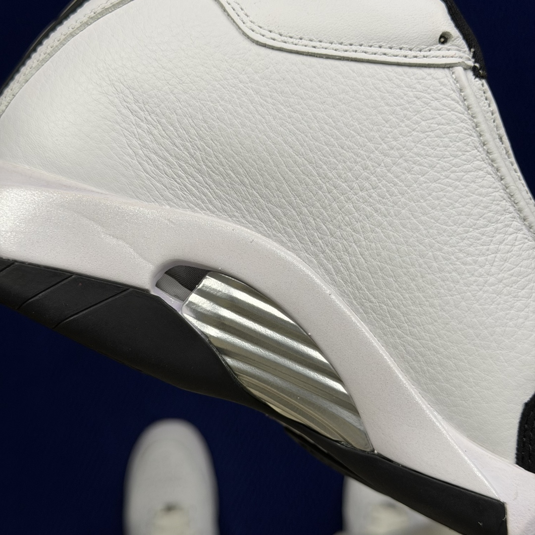 【DG2.0】aj14白黑 Air Jordan 14 “Black Toe” 原厂皮料 原厂碳版 原厂
