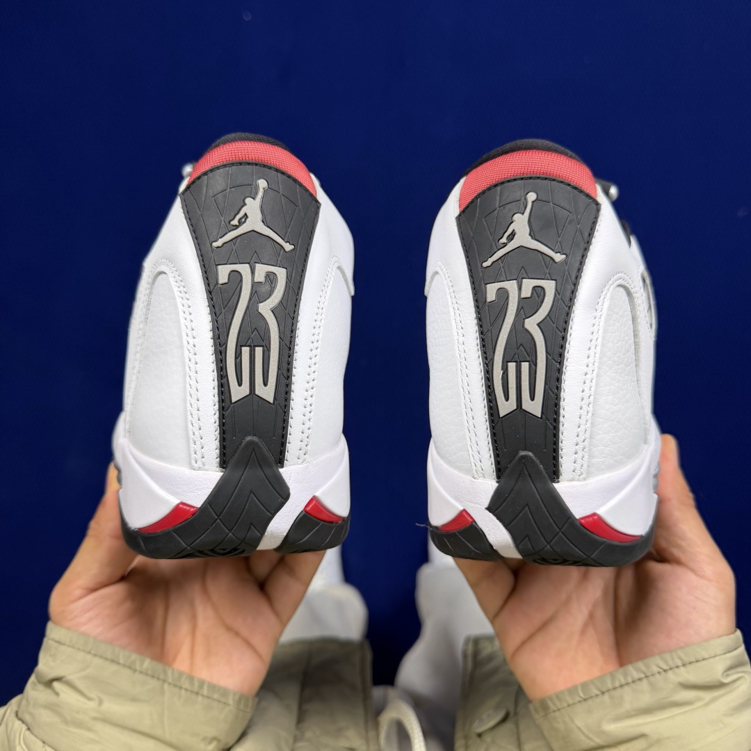 【DG2.0】aj14白黑 Air Jordan 14 “Black Toe” 原厂皮料 原厂碳版 原厂