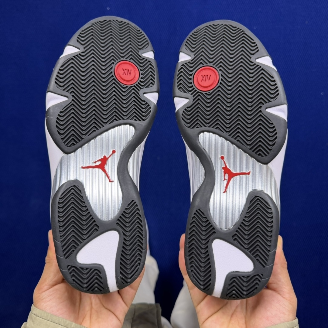 【DG2.0】aj14白黑 Air Jordan 14 “Black Toe” 原厂皮料 原厂碳版 原厂