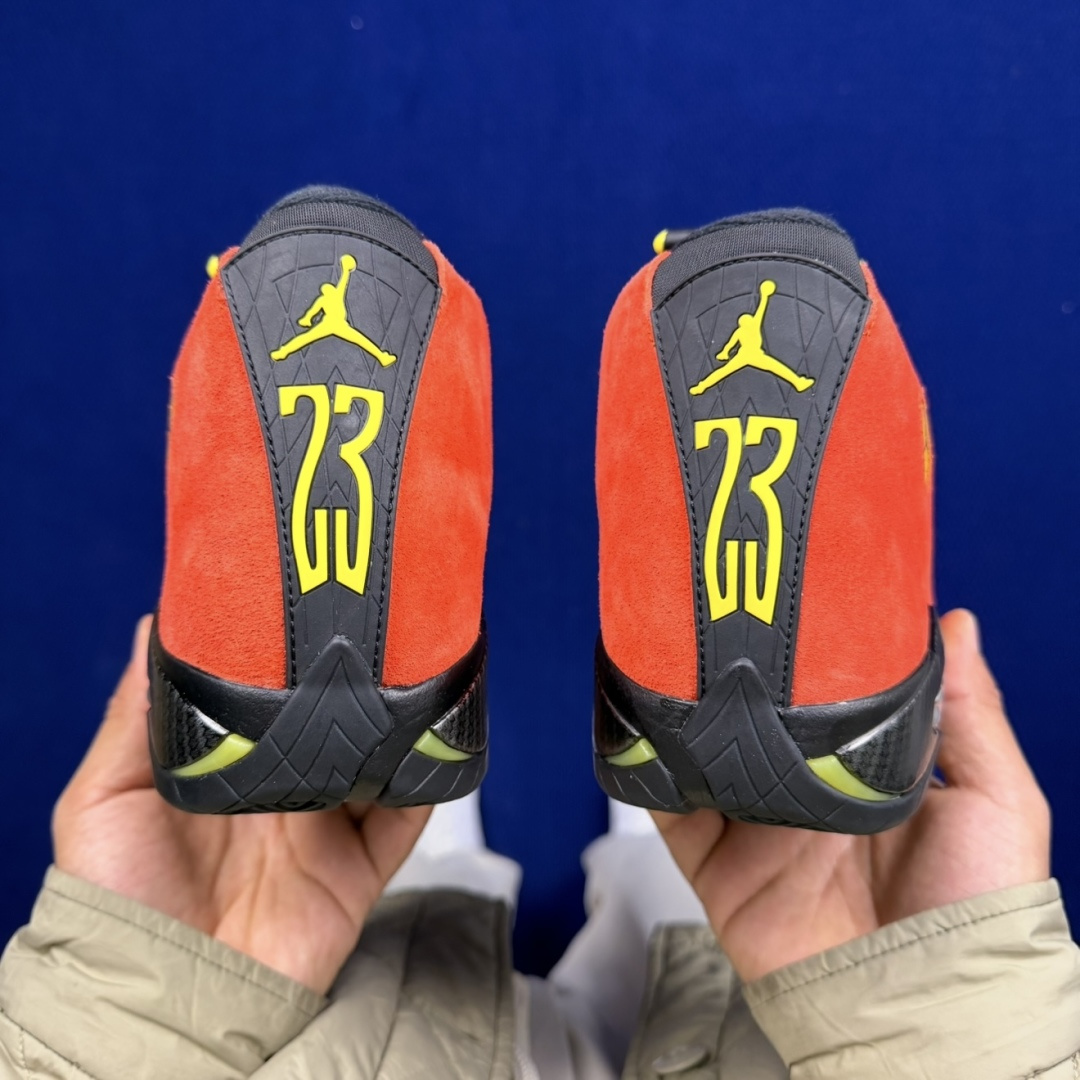 【DG2.0】aj14红色法拉利 Air Jordan 14 原厂皮料 原厂碳版 原厂配套刀磨 打造ZP