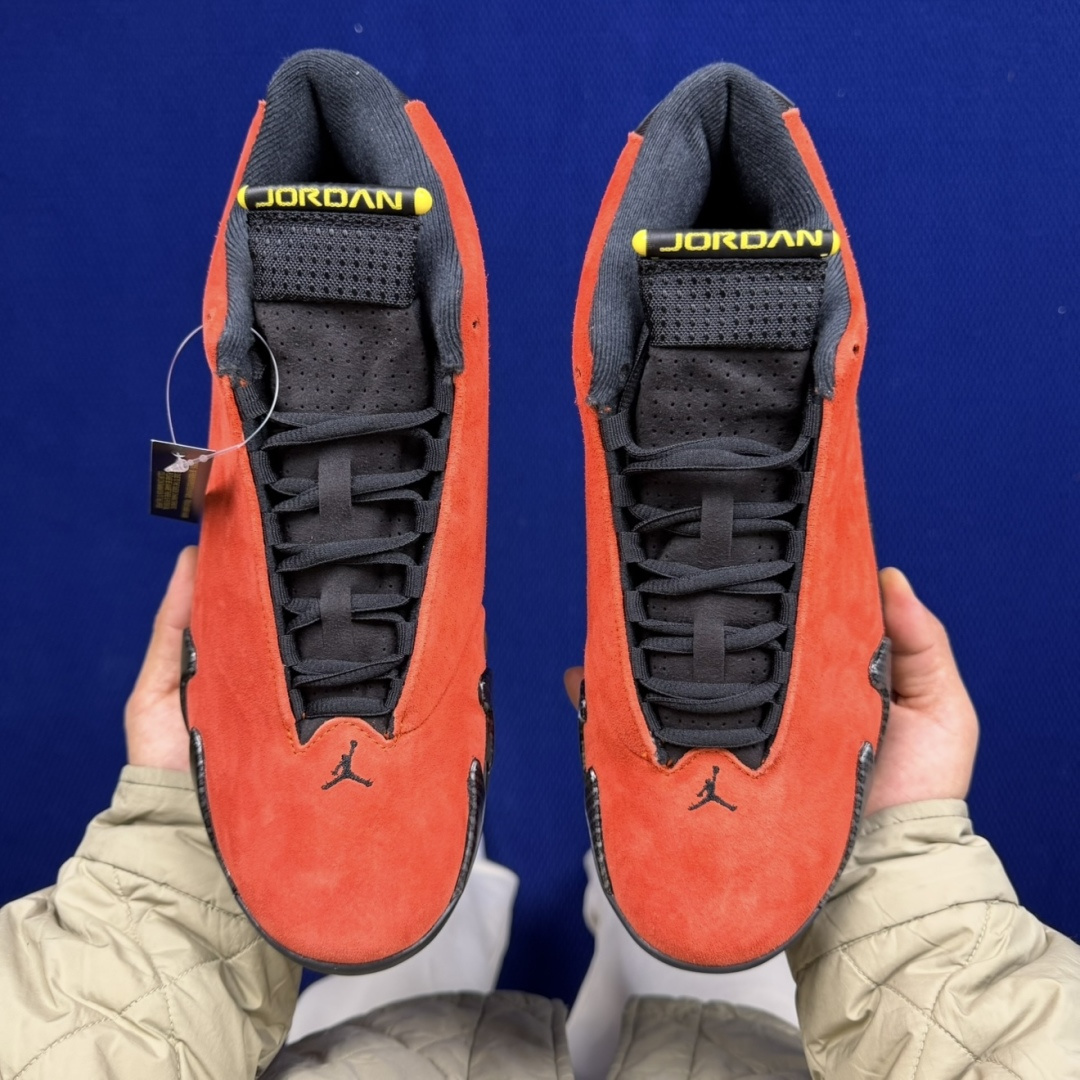 【DG2.0】aj14红色法拉利 Air Jordan 14 原厂皮料 原厂碳版 原厂配套刀磨 打造ZP