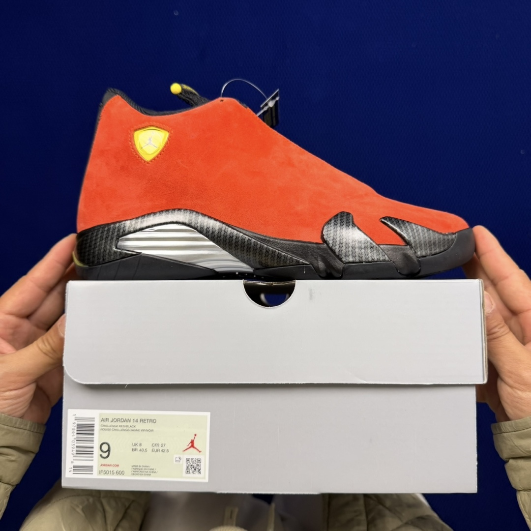 【DG2.0】aj14红色法拉利 Air Jordan 14 原厂皮料 原厂碳版 原厂配套刀磨 打造ZP