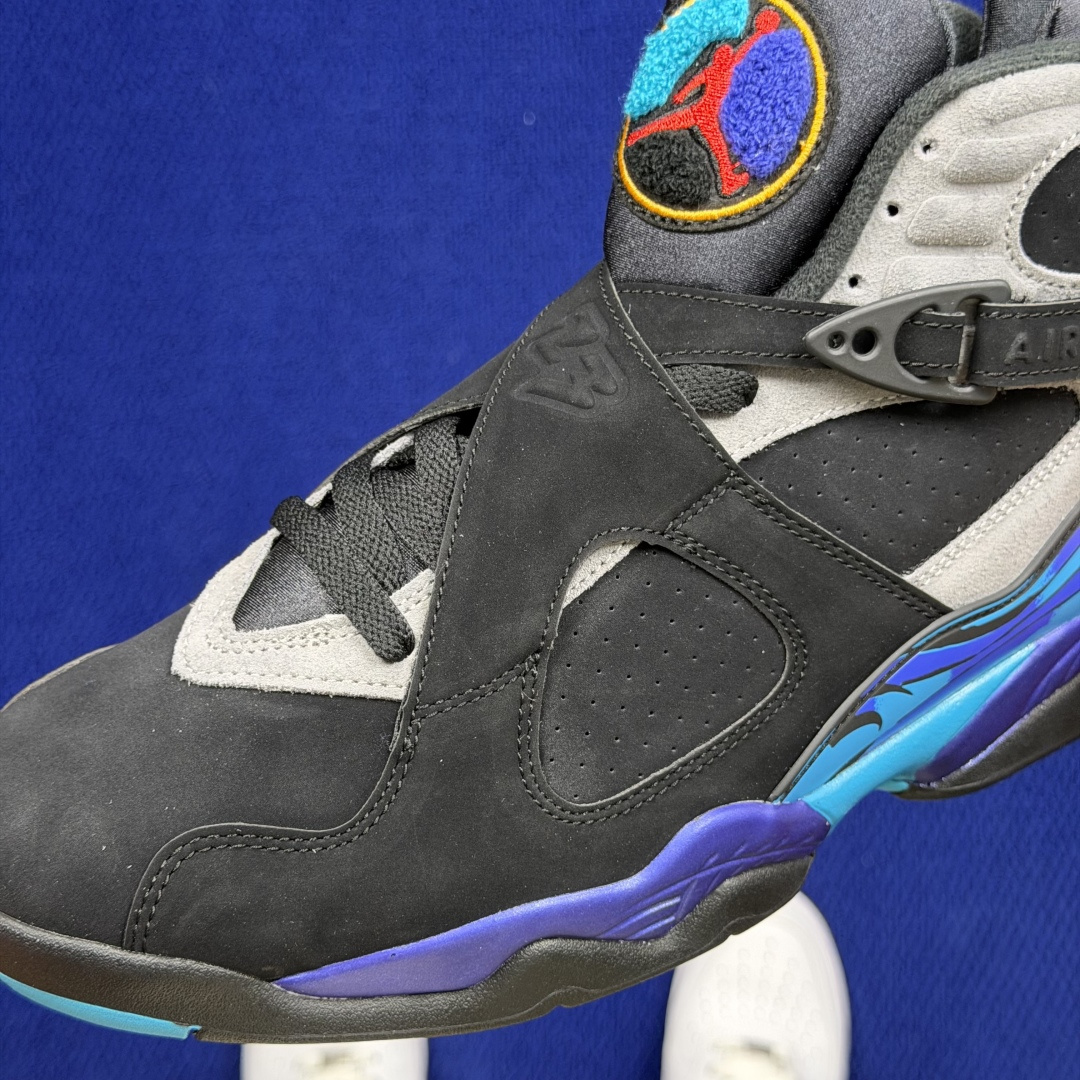 【DG2.0】aj8黑蓝2025年版 Air Jordan 8原厂皮料原厂配套刀磨 打造ZP级品质 高端