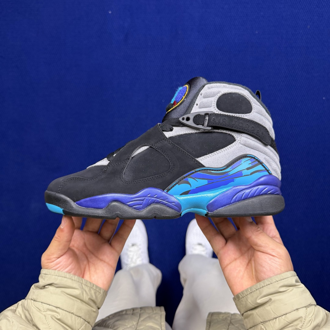 【DG2.0】aj8黑蓝2025年版 Air Jordan 8原厂皮料原厂配套刀磨 打造ZP级品质 高端