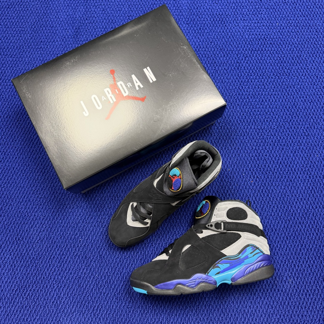 【DG2.0】aj8黑蓝2025年版 Air Jordan 8原厂皮料原厂配套刀磨 打造ZP级品质 高端