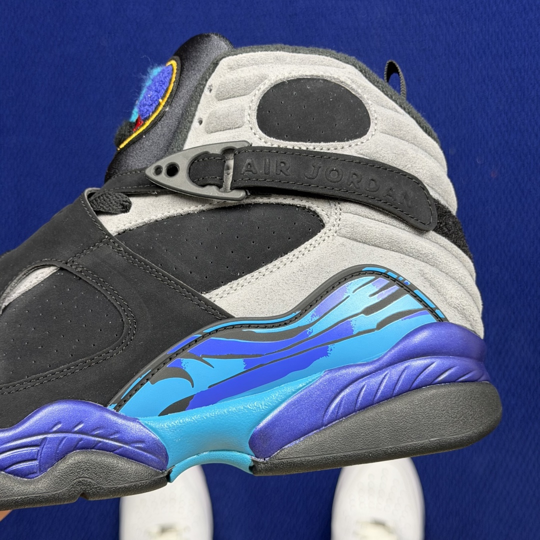 【DG2.0】aj8黑蓝2025年版 Air Jordan 8原厂皮料原厂配套刀磨 打造ZP级品质 高端