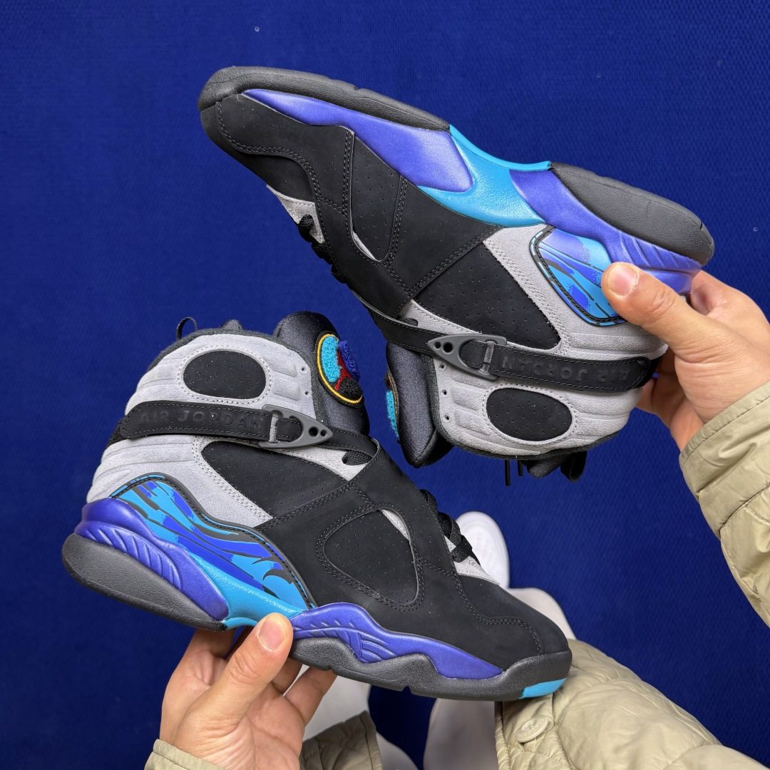 【DG2.0】aj8黑蓝2025年版 Air Jordan 8原厂皮料原厂配套刀磨 打造ZP级品质 高端