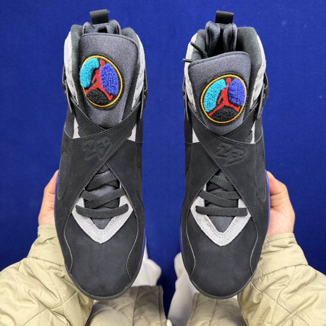 【DG2.0】aj8黑蓝2025年版 Air Jordan 8原厂皮料原厂配套刀磨 打造ZP级品质 高端