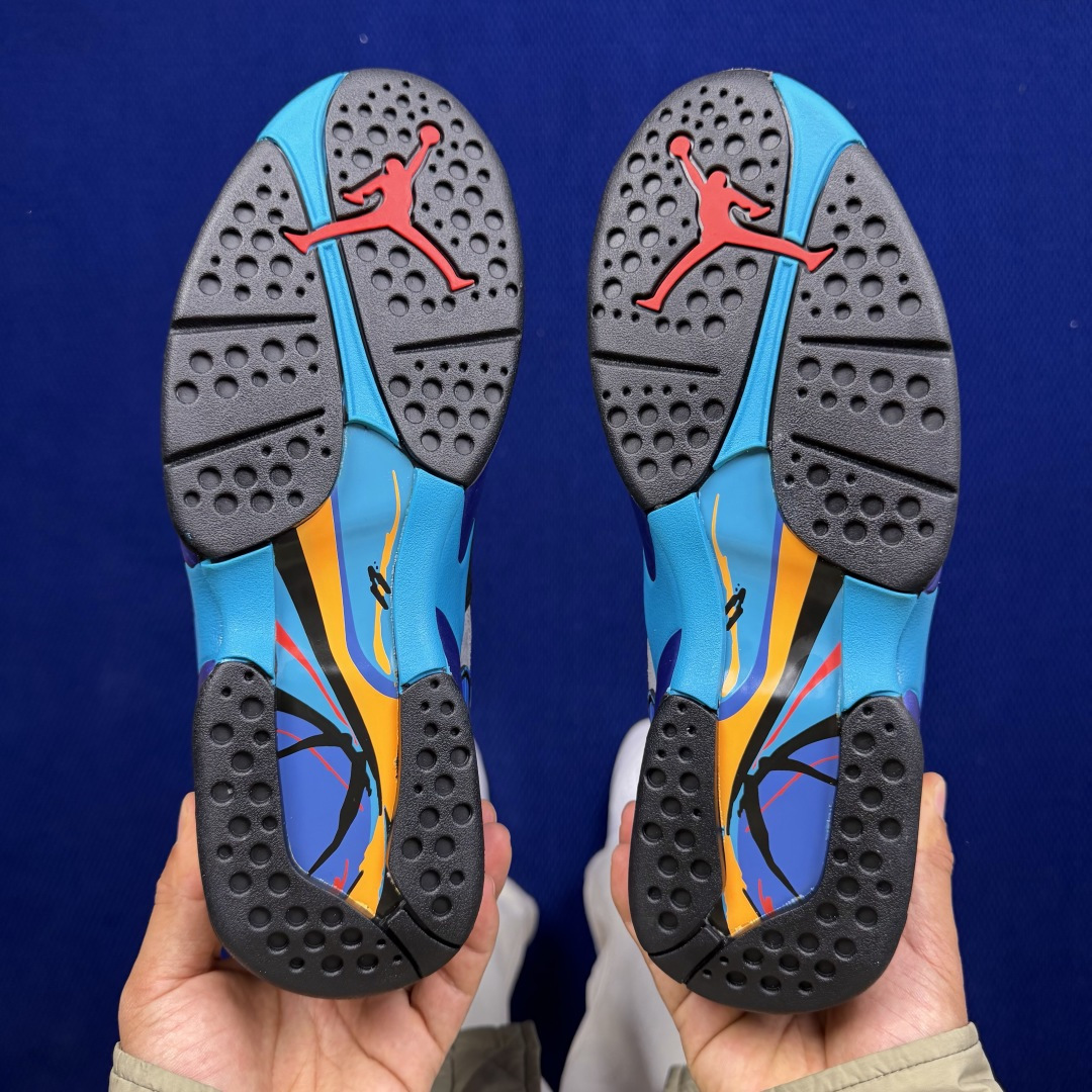 【DG2.0】aj8黑蓝2025年版 Air Jordan 8原厂皮料原厂配套刀磨 打造ZP级品质 高端